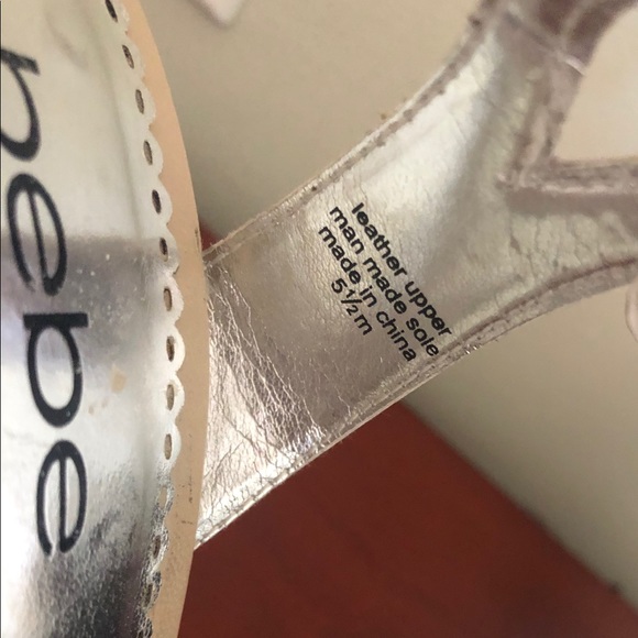 Gorgeous BEBE high white heels. Size 5.5. - Picture 7 of 10